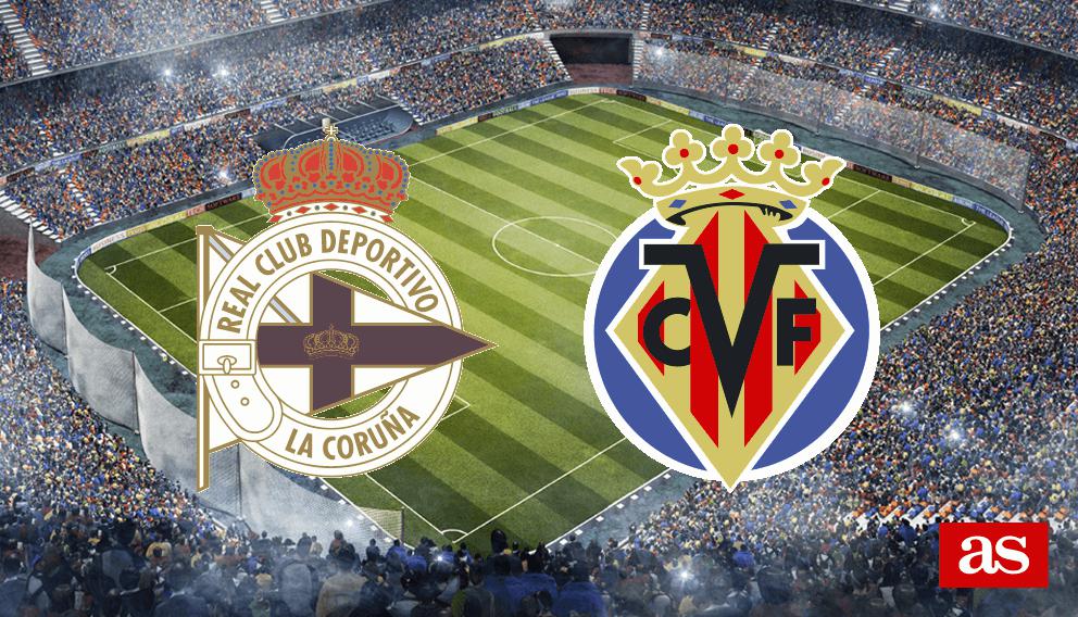 Deportivo-Villarreal: resumen, resultado y goles