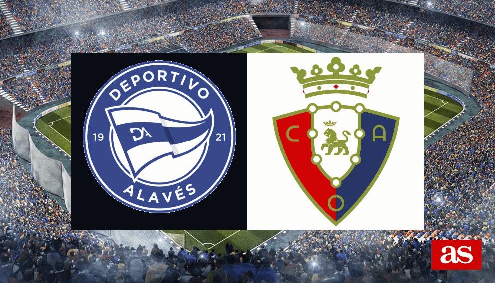 Alavés - Osasuna en vivo y en directo online: LaLiga Santander 2016/2017