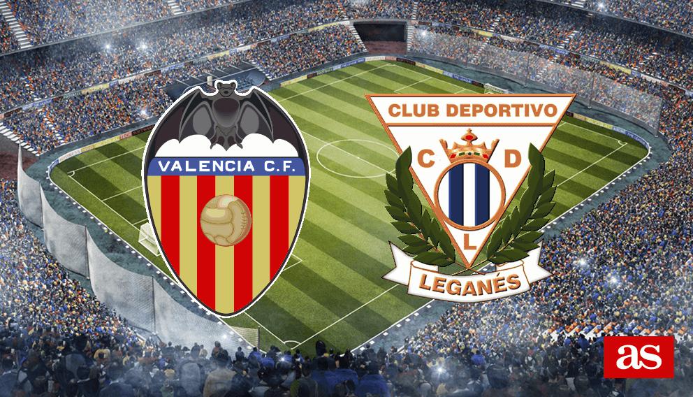 Valencia - Leganés en vivo y en directo online: LaLiga Santander 2016/2017