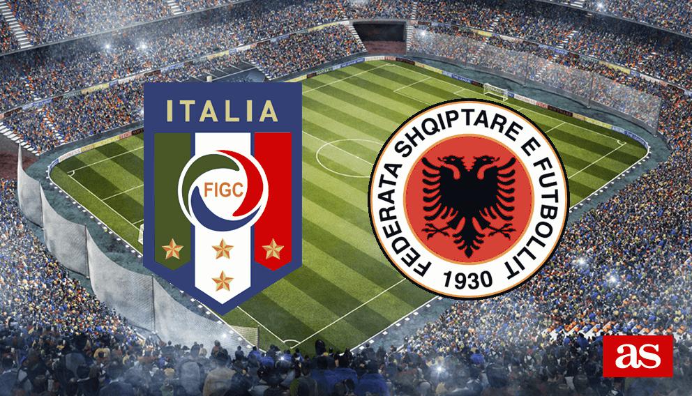 Italia - Albania en vivo y en directo online: Clasificación Mundial 2018 Europa