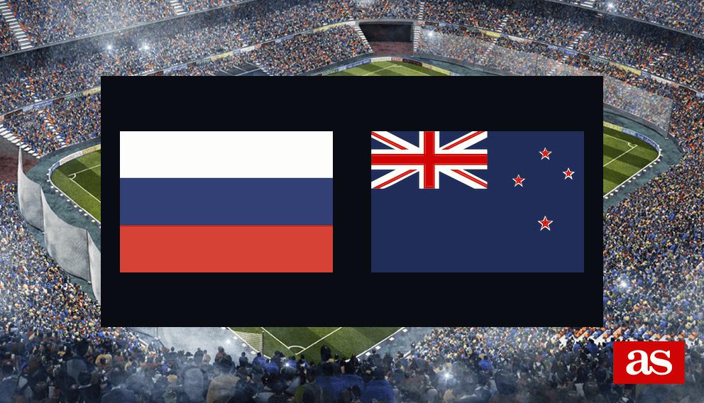 Rusia - Nueva Zelanda en vivo y en directo online: Copa Confederaciones Rusia 2017