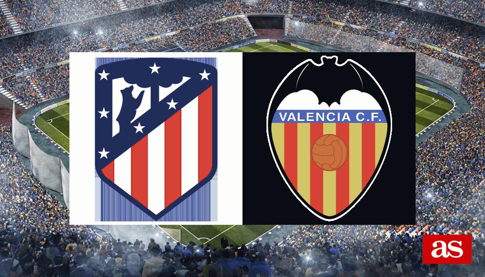 Atlético - Valencia en vivo y en directo online: LaLiga Santander 2016/2017