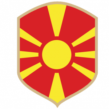 Escudo Macedonia del Norte