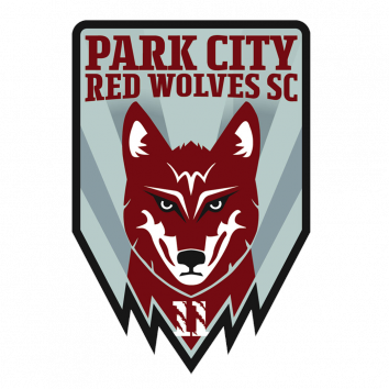 Escudo/Bandera Park City Red Wolves