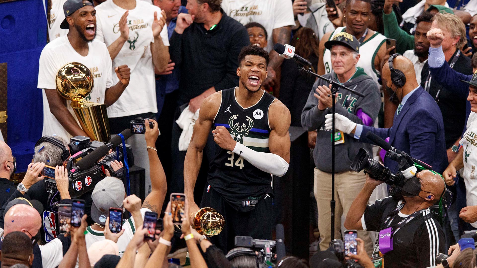 Giannis Antetokounmpo impone su voluntad