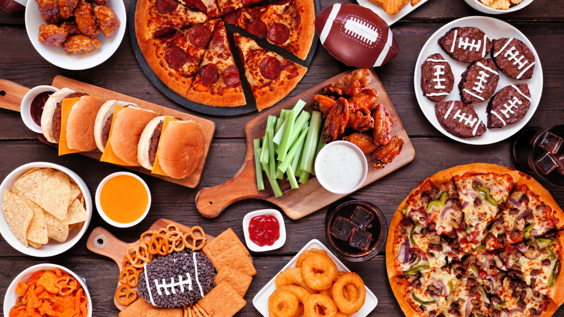 El domingo del Super Bowl es el segundo día del año en el que los estadounidenses consumen la mayor cantidad de comida. El primero es Thanksgiving.