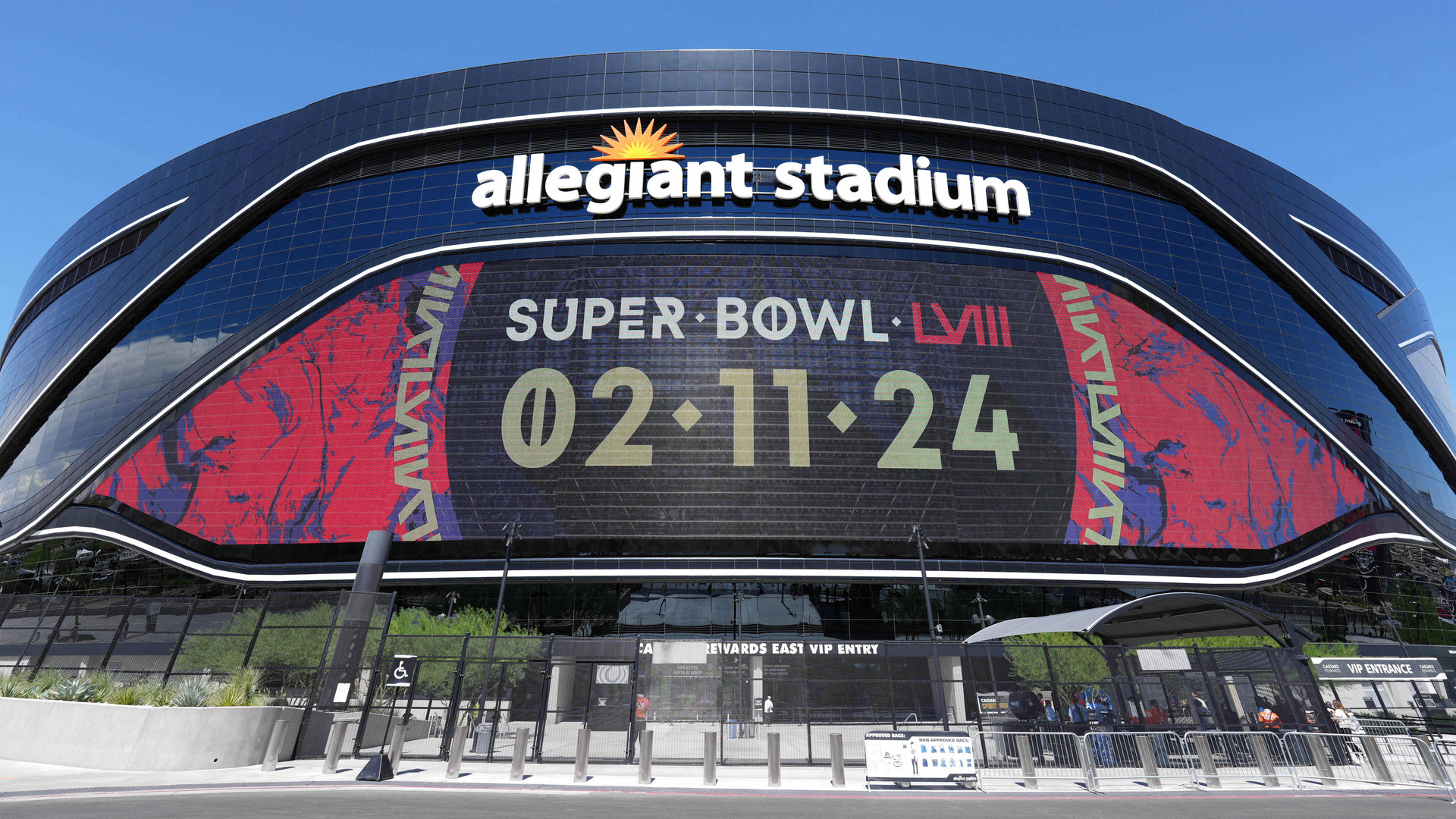 El debut en Super Bowls del Allegiant Stadium