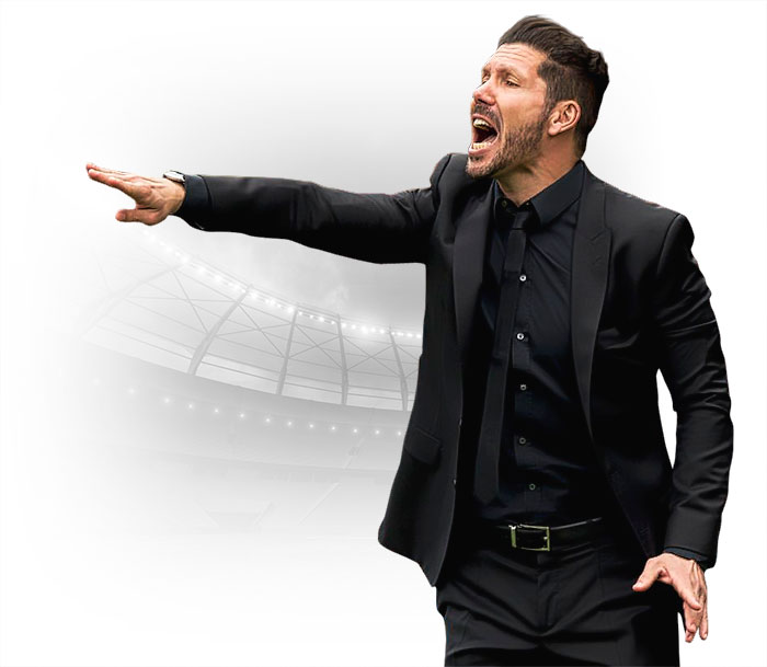 Simeone: Entrenador del Atlético de Madrid