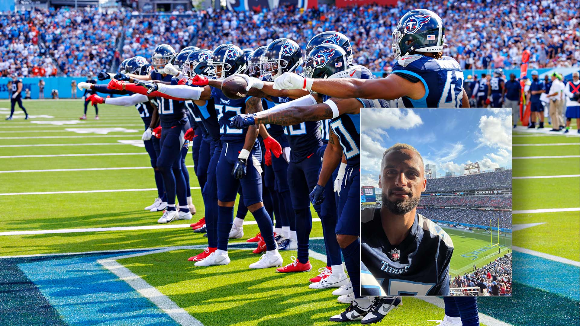 He follows the Tennessee Titans, Nashville’s American football team. In fact, he’s been seen on several occasions at the Nissan Stadium wearing Amani Hooker’s jersey.