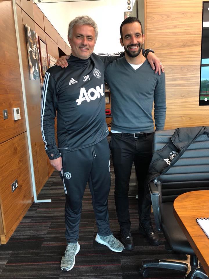 Amorim fue a visitar a Mourinho durante su etapa en el United.