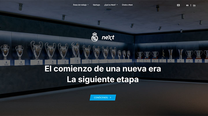 Web del Real Madrid