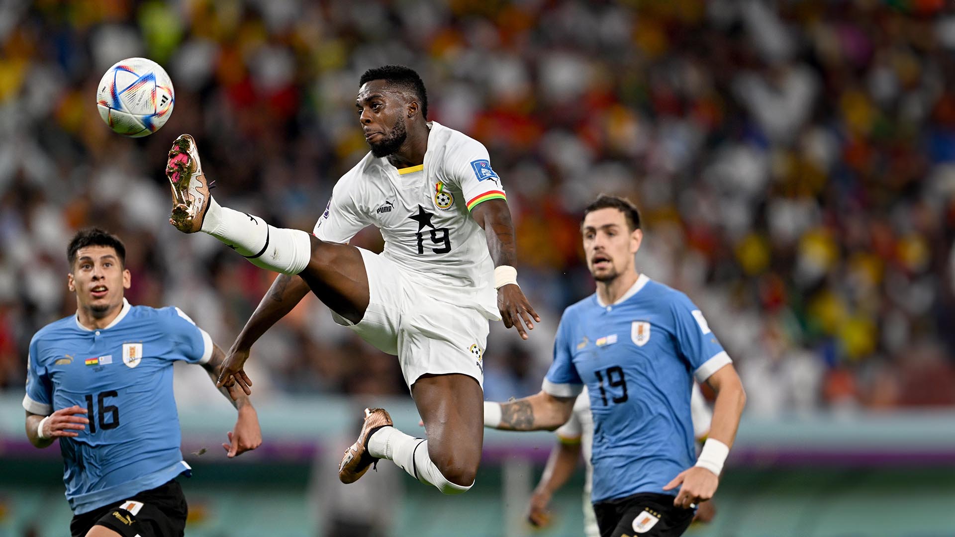 A pesar de ser tetracampeona de África, Ghana llega con un equipo tan desmejorado como desequilibrado. Su gran baza es la salida a la contra de la mano de Kudus y de Williams, pero hasta el momento, el delantero bilbaíno solo ha marcado un gol con su selección.
