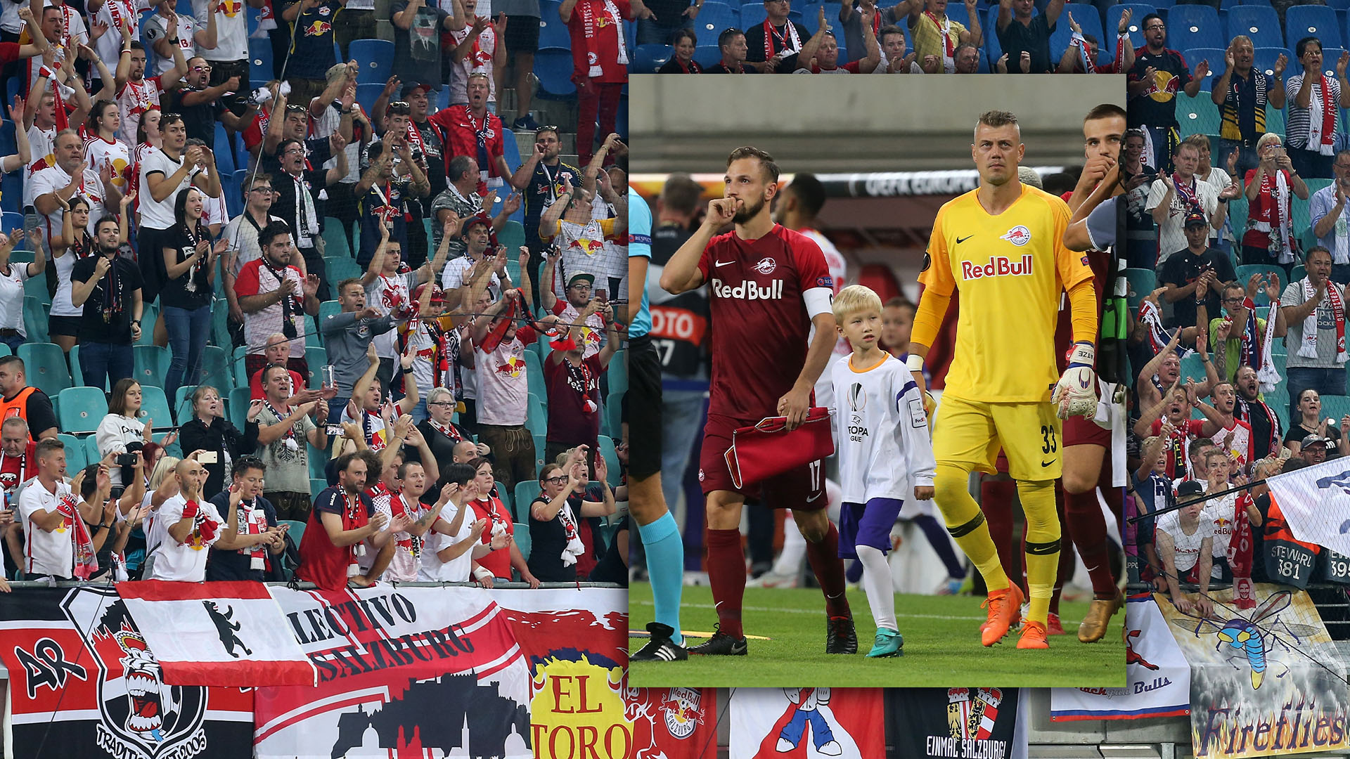 Salzburgo y Leipzig se enfrentaron en el mismo grupo de la UEFA Europa League en 2018.