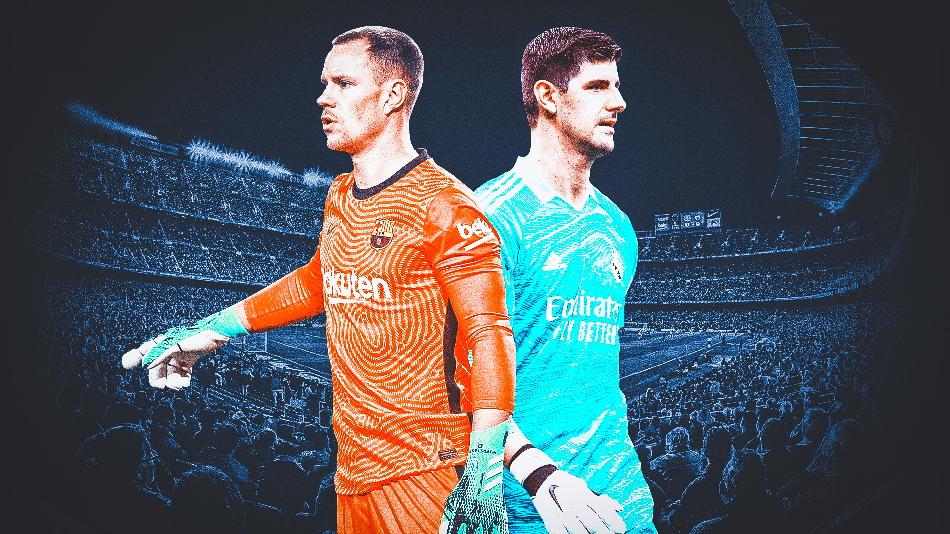 Duelo de porteros: Ter Stegen vs Courtois