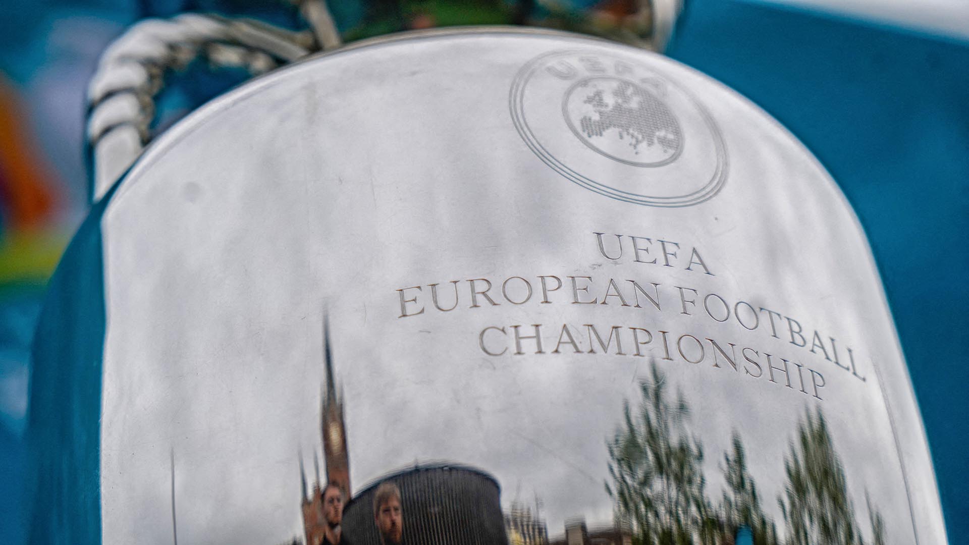 Un detalle de la Copa de la Euro 2020
