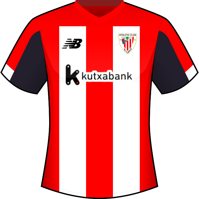 Primera equipación: Athletic Club