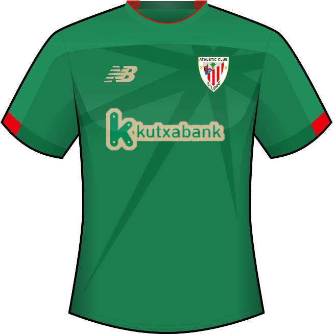 Segunda equipación: Athletic Club