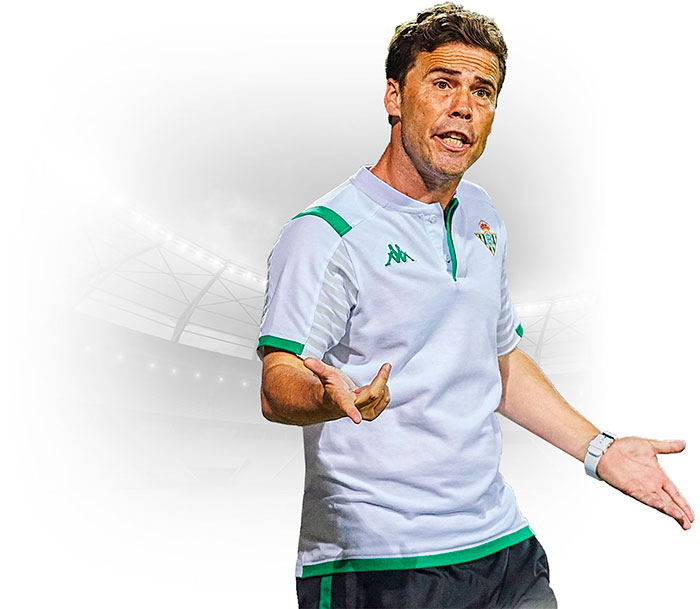 Rubi: Entrenador del Real Betis Balompie