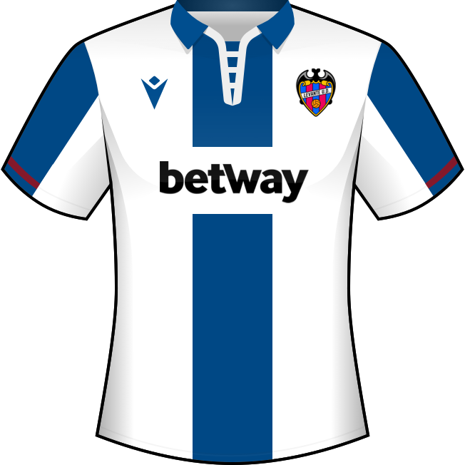 Segunda equipación: Levante Unión Deportiva