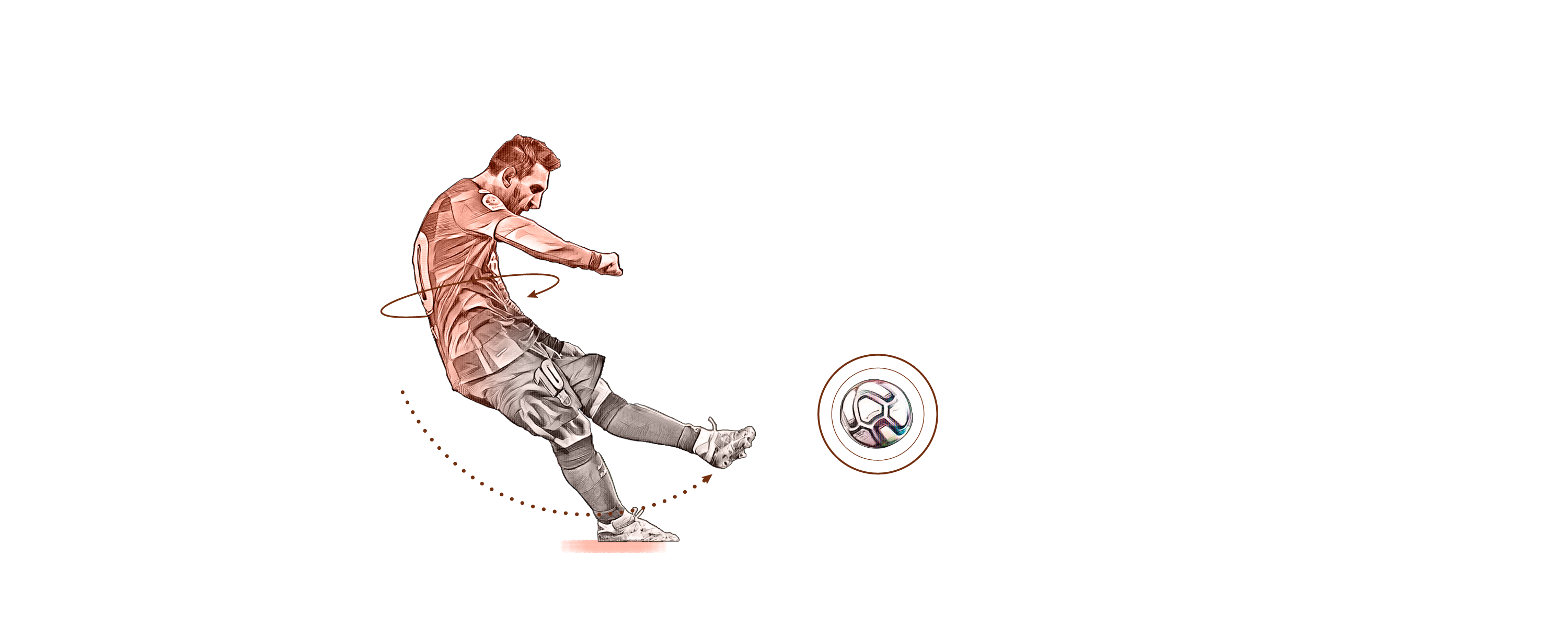 Lanzamieno de falta de Lionel Messi