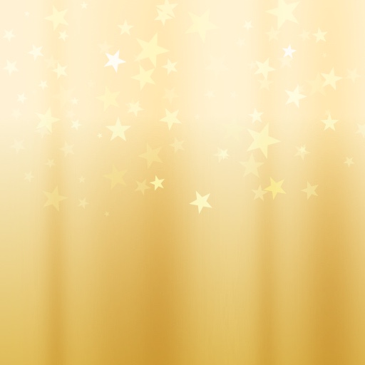 Golden with stars