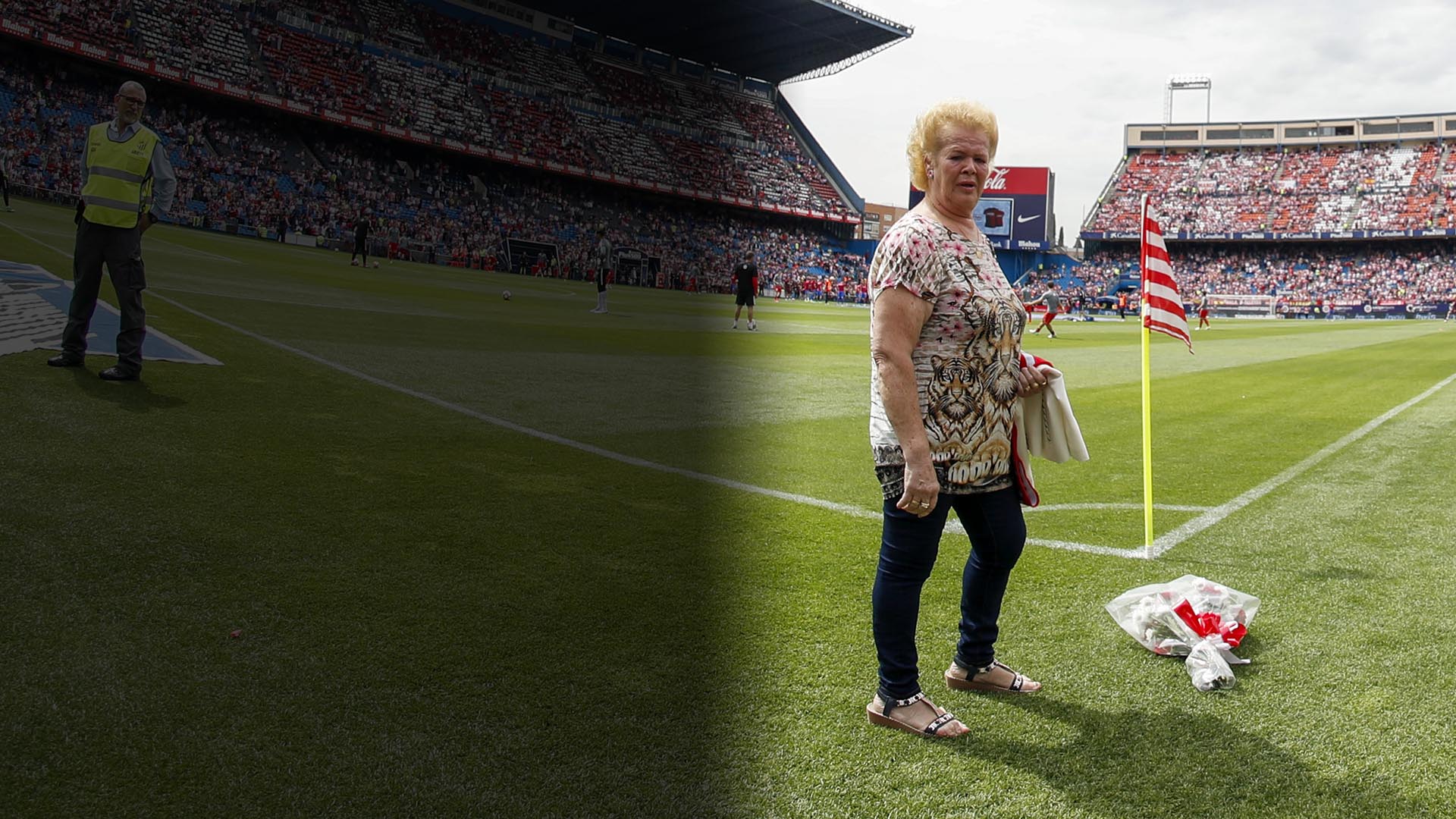 Margarita y las flores m¨¢s famosas que s¨ª van al f¨²tbol: una tradici¨®n a la que s¨ª se le ha abierto la puerta en el Wanda Metropolitano
