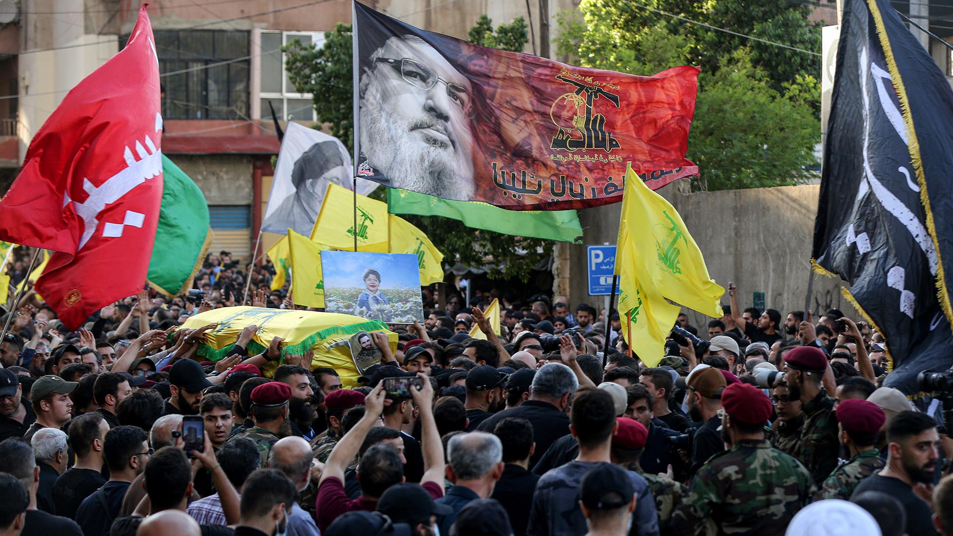 Manifestación de Hezbola