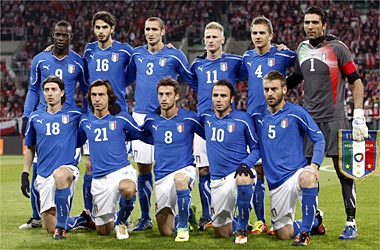 Selecciones - Italia - Eurocopa de Fútbol 2012 de Polonia y Ucrania en
