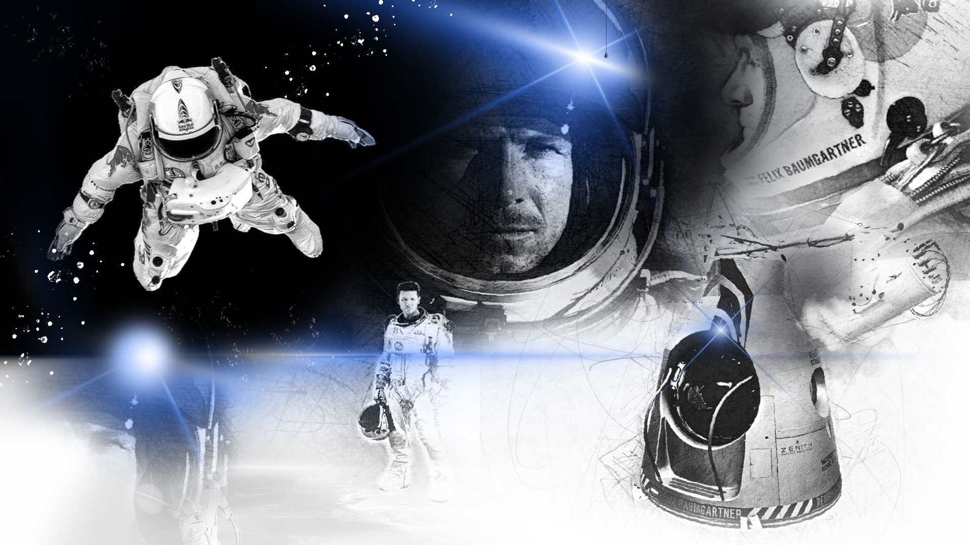 Cuando el mundo entero
saltó con Felix Baumgartner