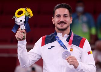 La medalla de plata de Damián Quintero en Kárate en imágenes