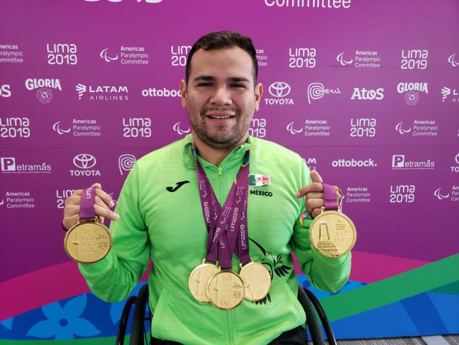 Diego López, ganador de cinco medallas en Lima 2019