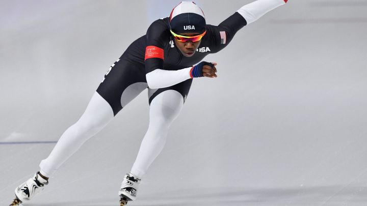 Jackson: primera mujer negra oro en patinaje de velocidad
