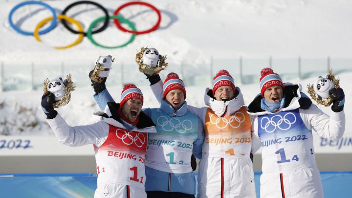 Noruega alimenta su orgullo con pica: quinto oro en biatln