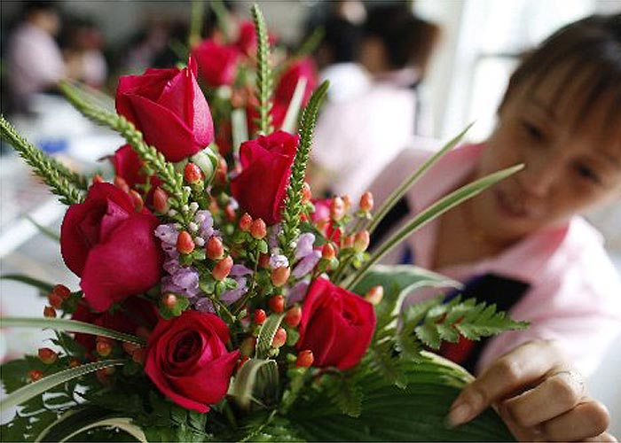 Pekín 2008 premiará a los medallistas con una "llama roja" de flores