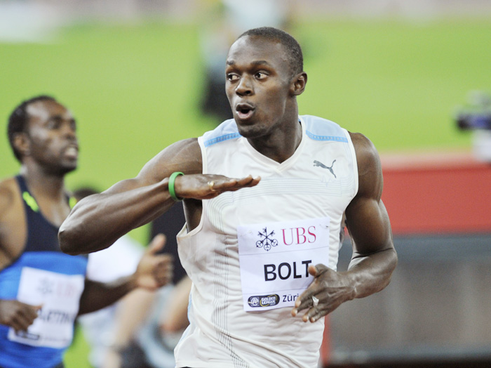 Bolt disputa el 200 en la pista mágica de Lausana