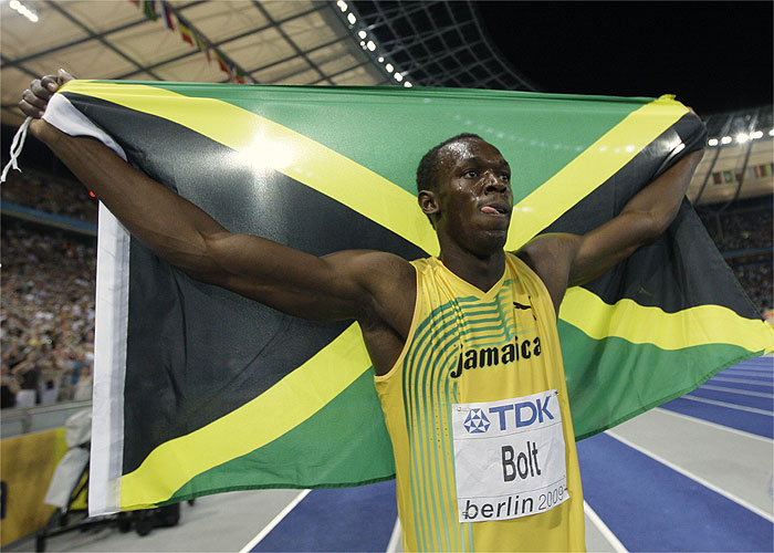 Bolt gana 160.000 dólares en 9.58 segundos