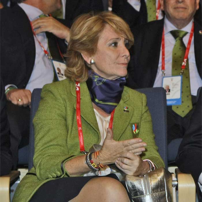 Esperanza Aguirre: "Es una gran decepción; Madrid va a tener unos Juegos"