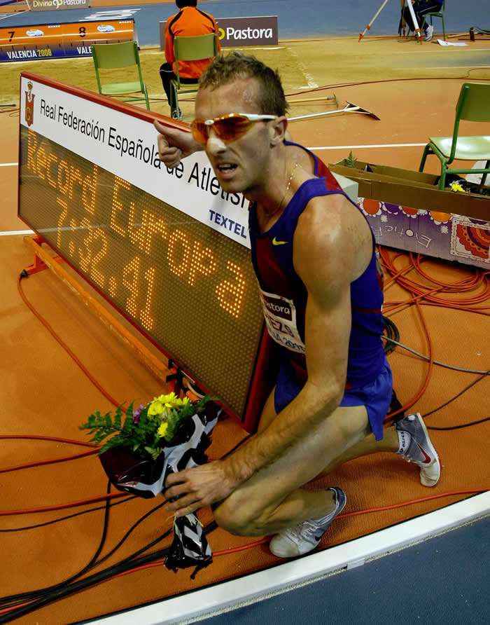Sergio Sánchez, récord de Europa de 3.000 m