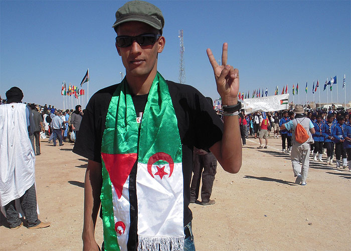 Amaidan Salah es el gran ídolo del Sahara Marathon