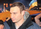 Vitali Klitschko, al frente de la protesta acaecida en Ucrania