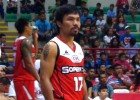 Pacquiao debutó como jugador de baloncesto en Filipinas