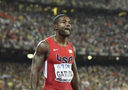 Gatlin: "Me enfrenté a un gran Bolt, él es un competidor nato"