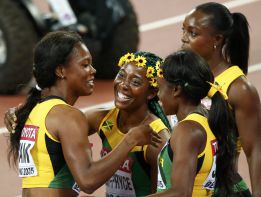 Fraser-Pryce remata el oro de Jamaica con récord nacional