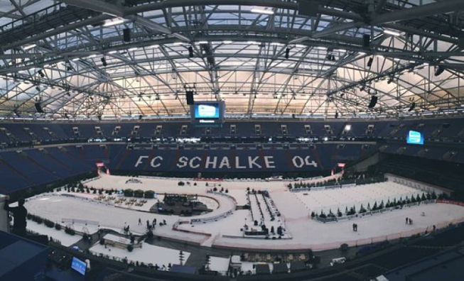 El Veltins Arena del Schalke 04 se convirtió en pista de biatlón