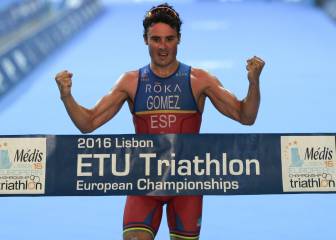 Gómez Noya captura su cuarto título europeo en Lisboa