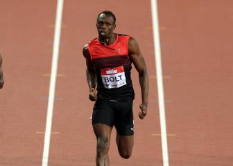 Bolt vuela en los 200 metros y Hortelano pulveriza el récord