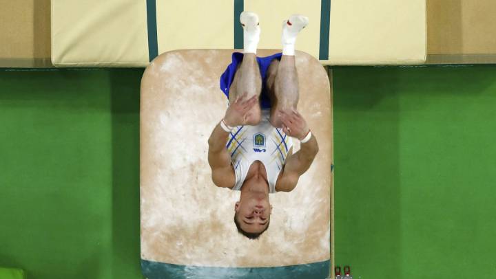 El gimnasta ucraniano, Oleg Vernaiev.