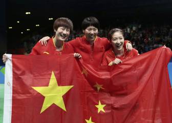 China, oro en la competición femenina por equipos