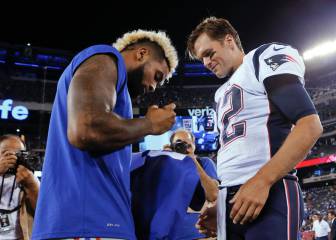 Tom Brady le pidió un autógrafo a Odell Beckham Jr.