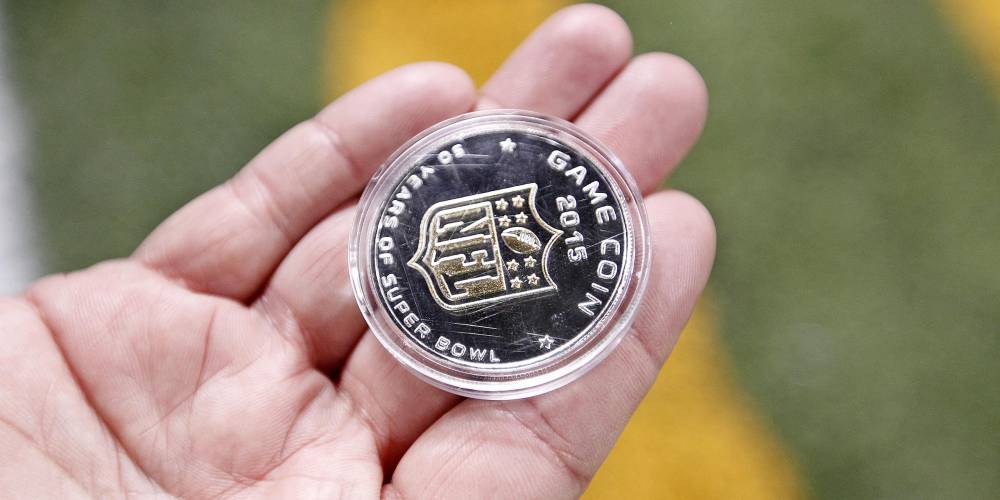 Toygogo Árbitro De Fútbol De Fútbol Americano Juez De Lanzamiento De Moneda Lanzar Moneda Buscador Lateral con Estuche